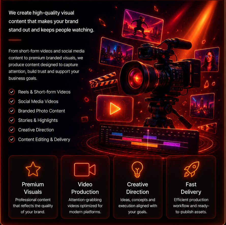 Content Production service details.